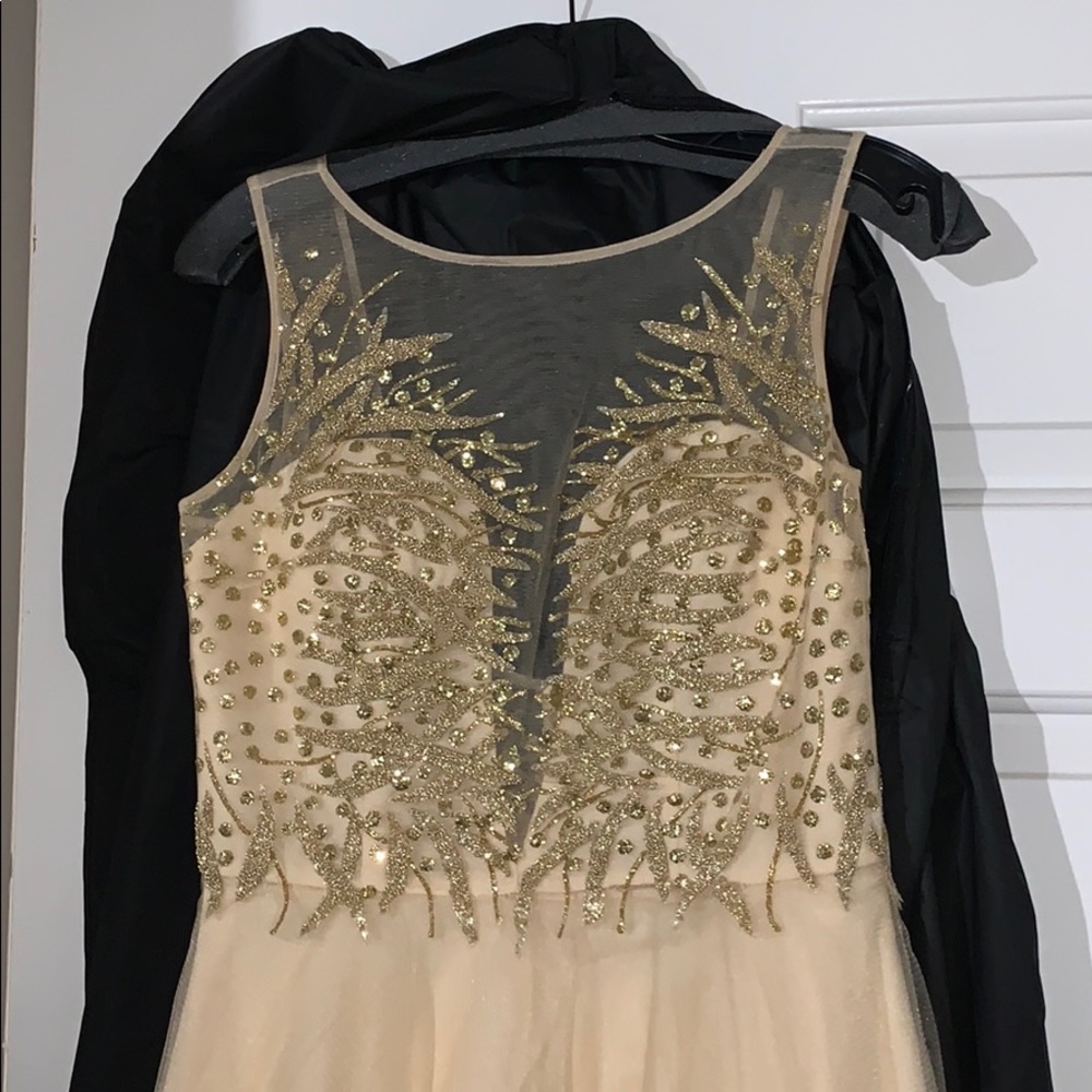 Stunning Gold beaded gown
